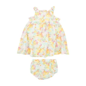 Angel Dear Spring Meadow Paperbag Ruffle Dress