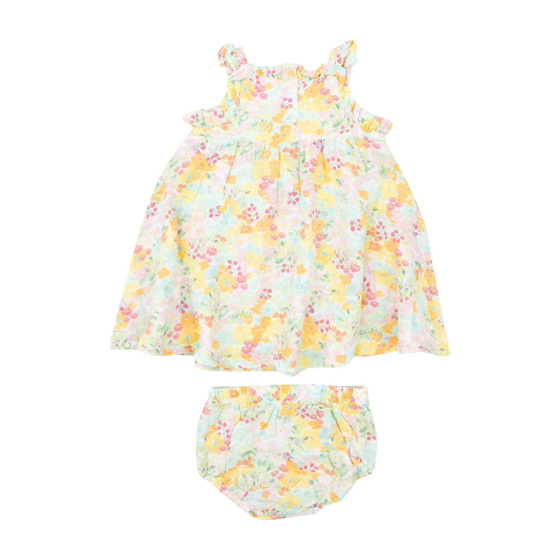 Angel Dear Spring Meadow Paperbag Ruffle Dress