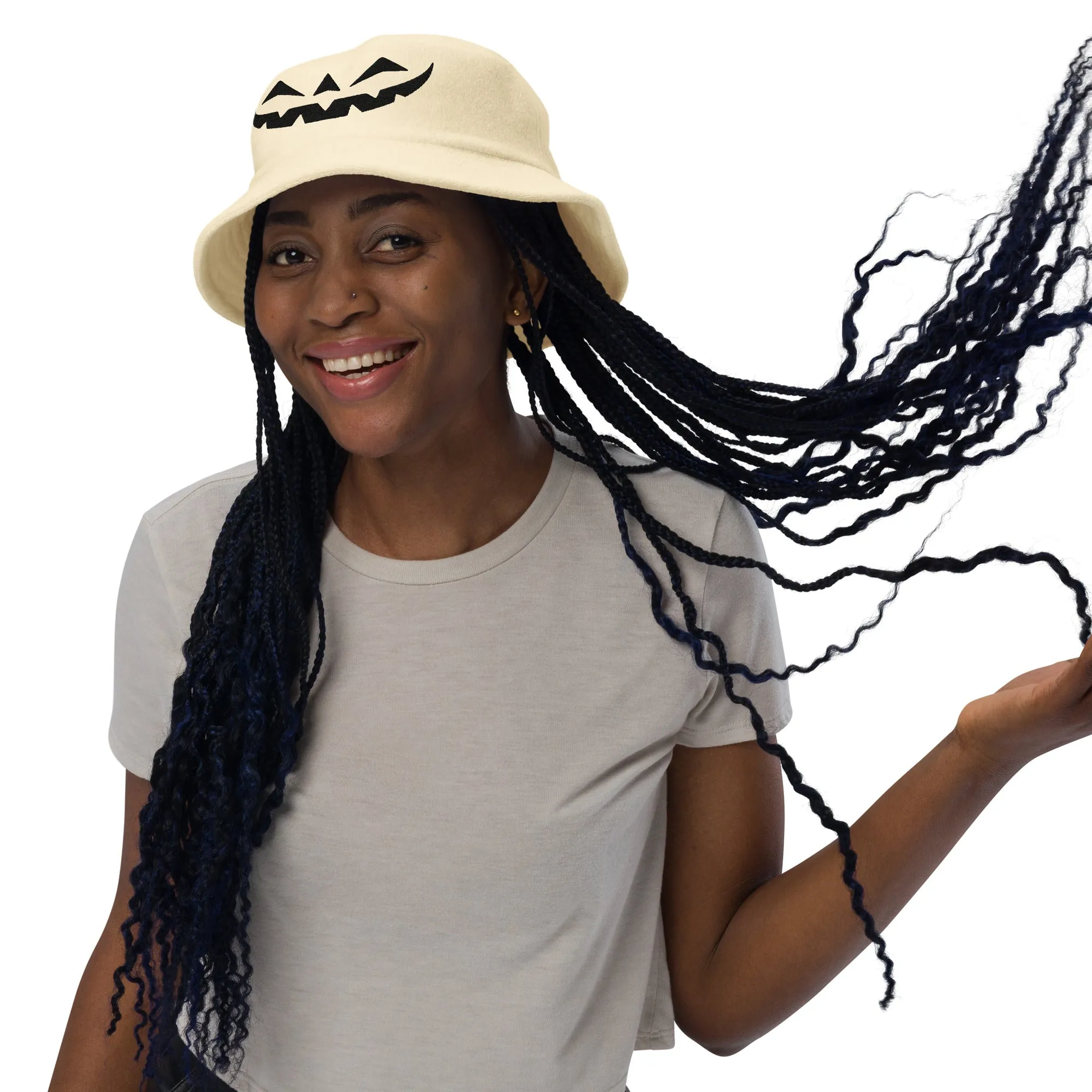 Black Jack Unstructured terry cloth bucket hat