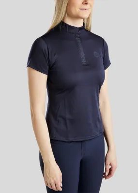 Briella Crystal Polo - Navy