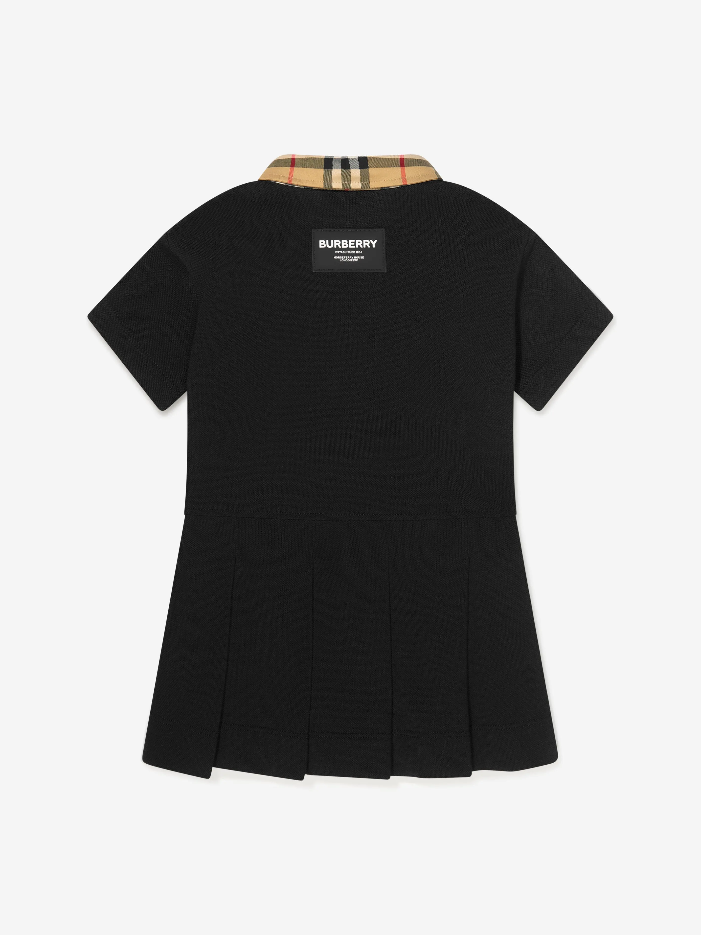 Burberry Baby Girls Mini Sigrid Polo Dress In Black