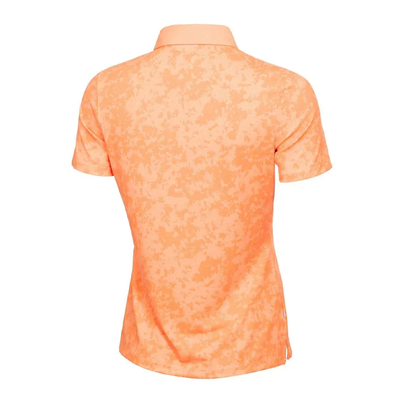 CALVIN KLEIN Canvas Print Women's Polo (Peach Cobbler)
