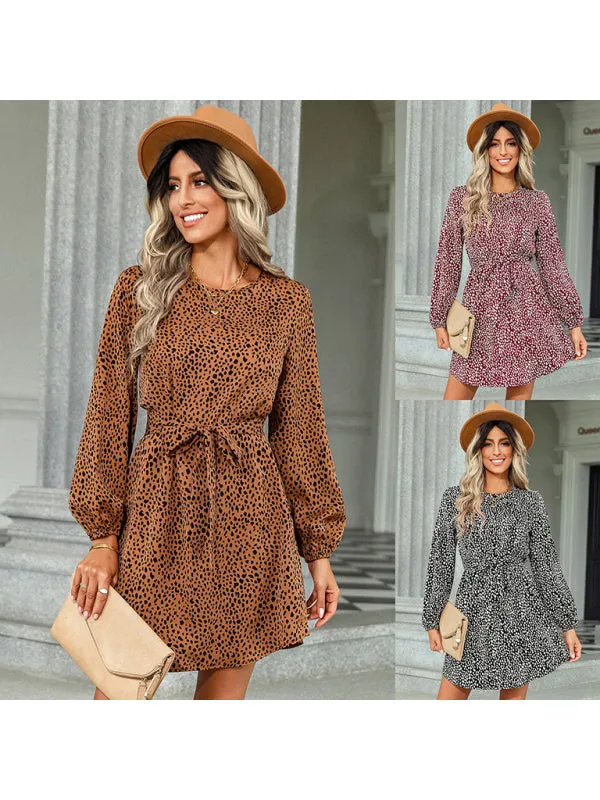Camila Women's Fashion Round Neck Dress