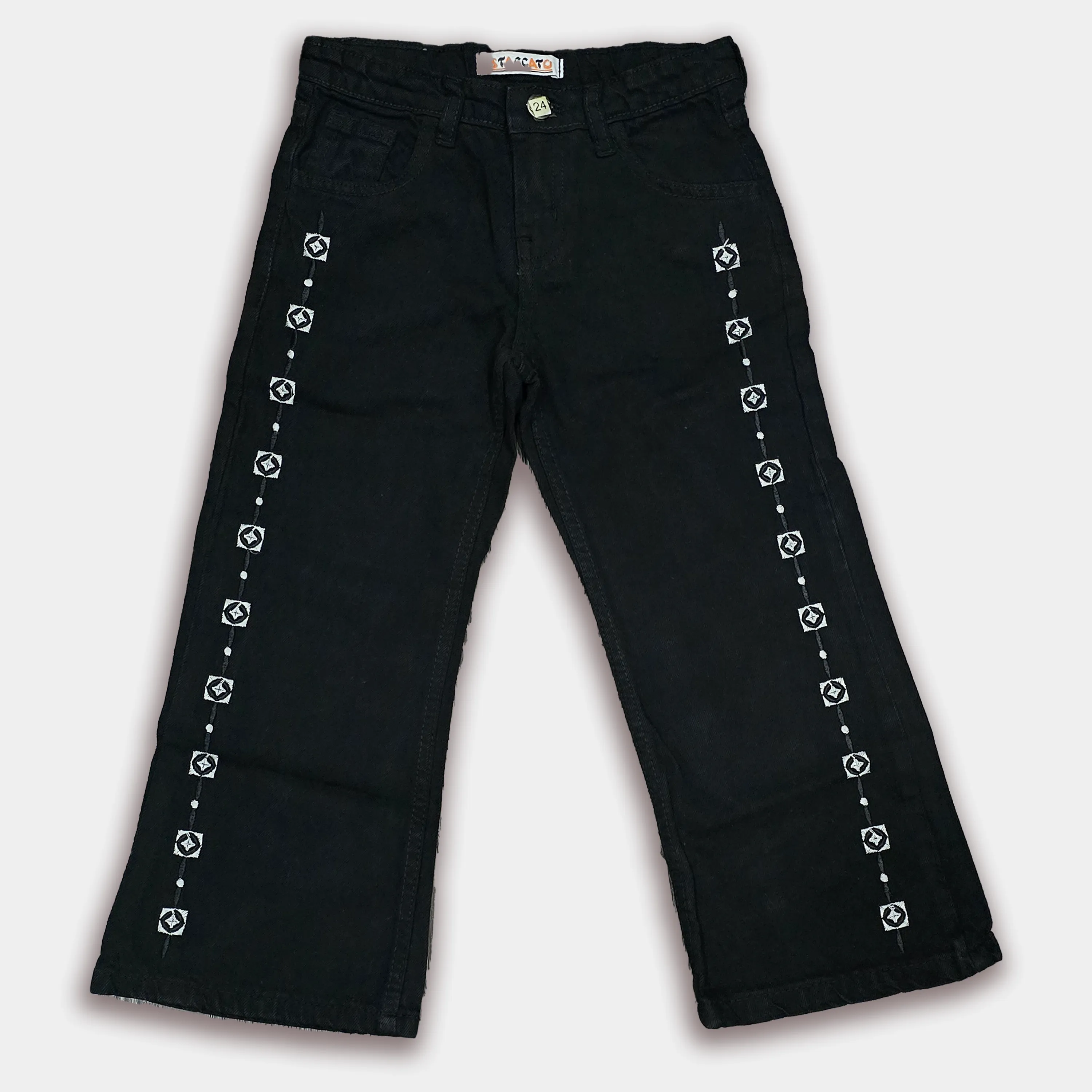 Embelished Denim-Jeans