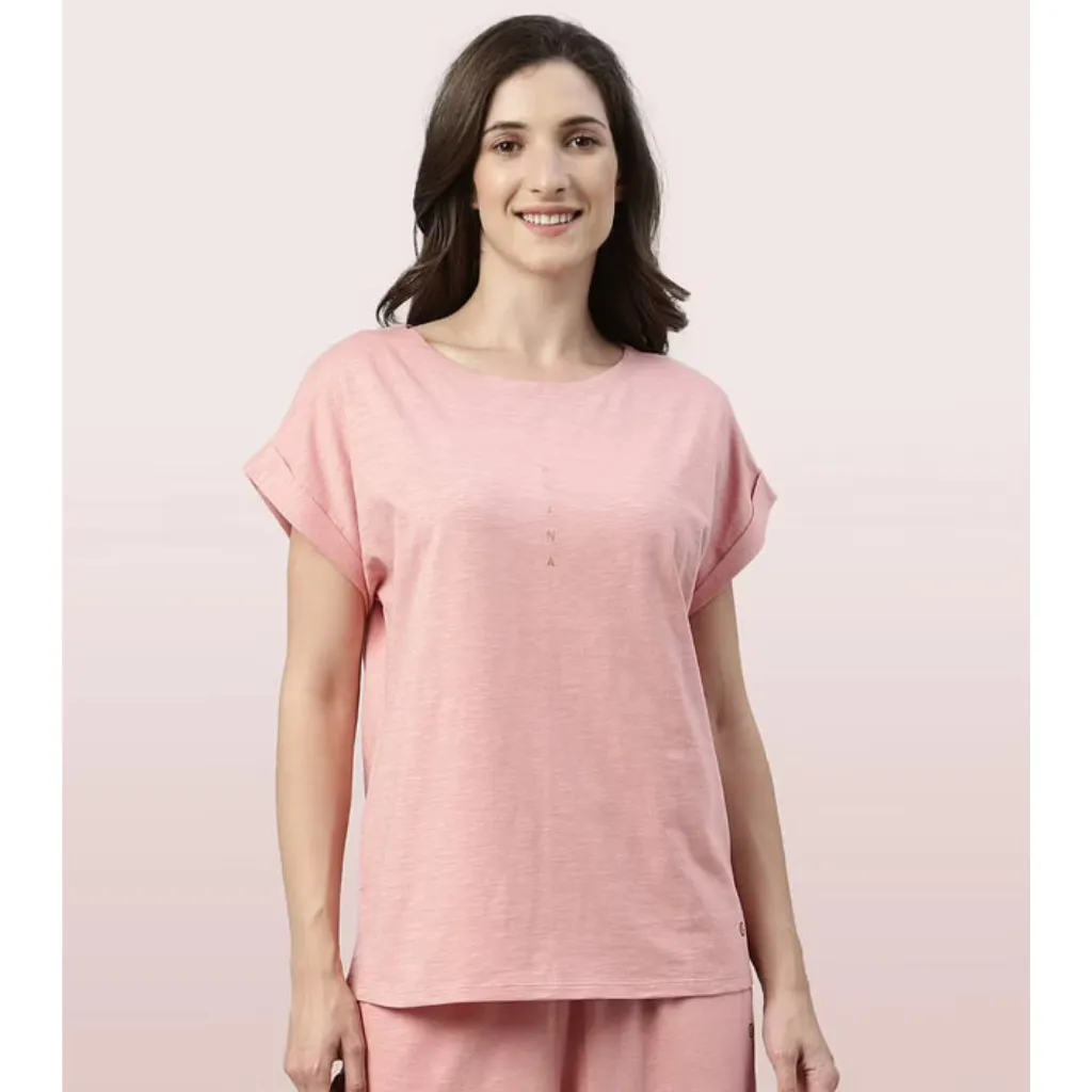 ENAMOR-E302 BASIC DOLMAN TEE | COTTON SLUB JERSEY DOLMAN GRAPHIC TEE