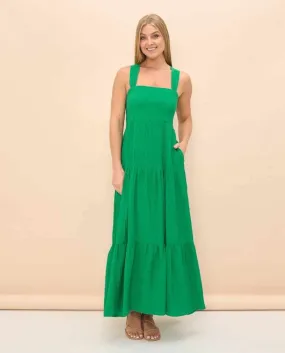 Grace Green Sundress - Green