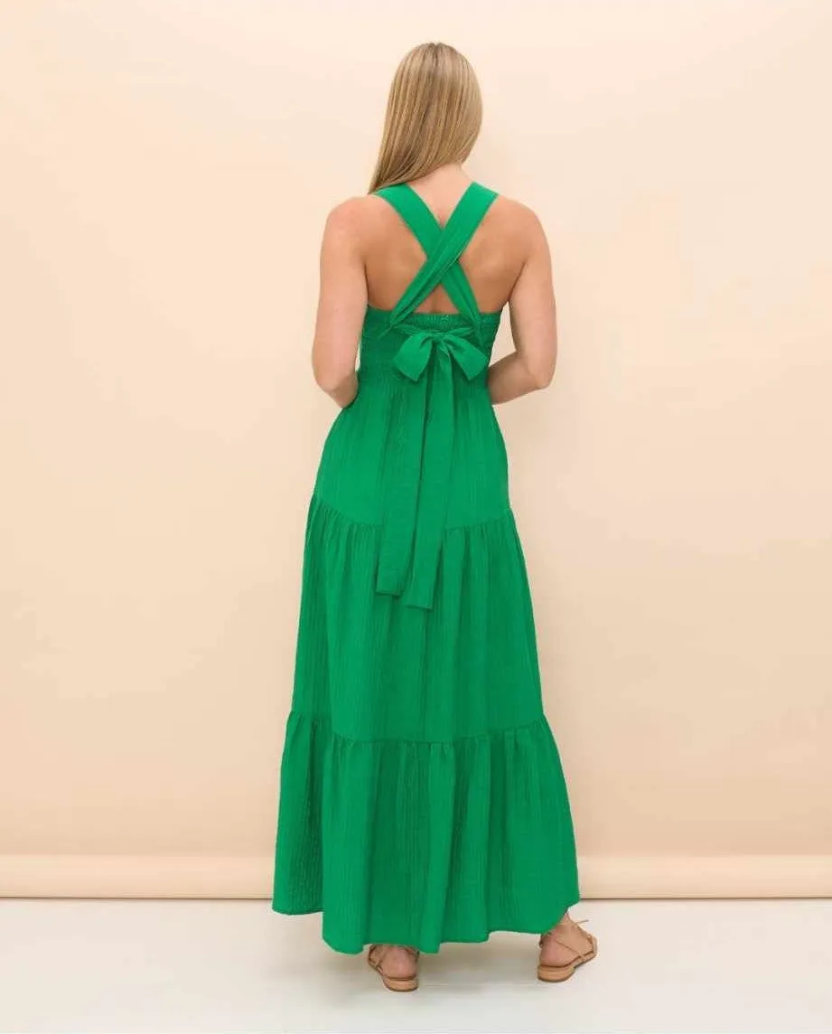 Grace Green Sundress - Green