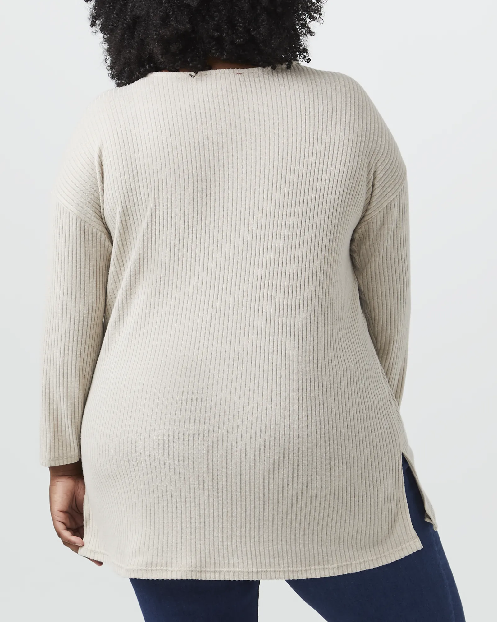 Laine Drop-Shoulder Tunic | Ivory