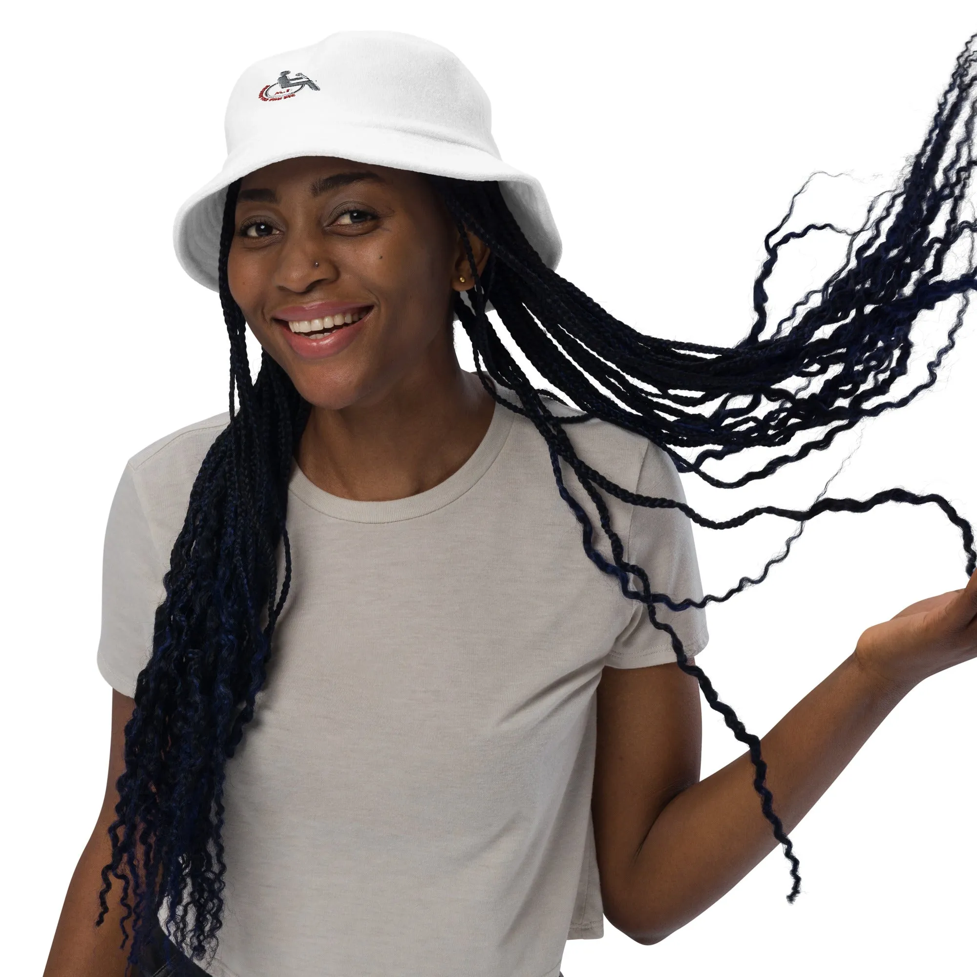 MANNY THE TRU MC Unstructured terry cloth bucket hat