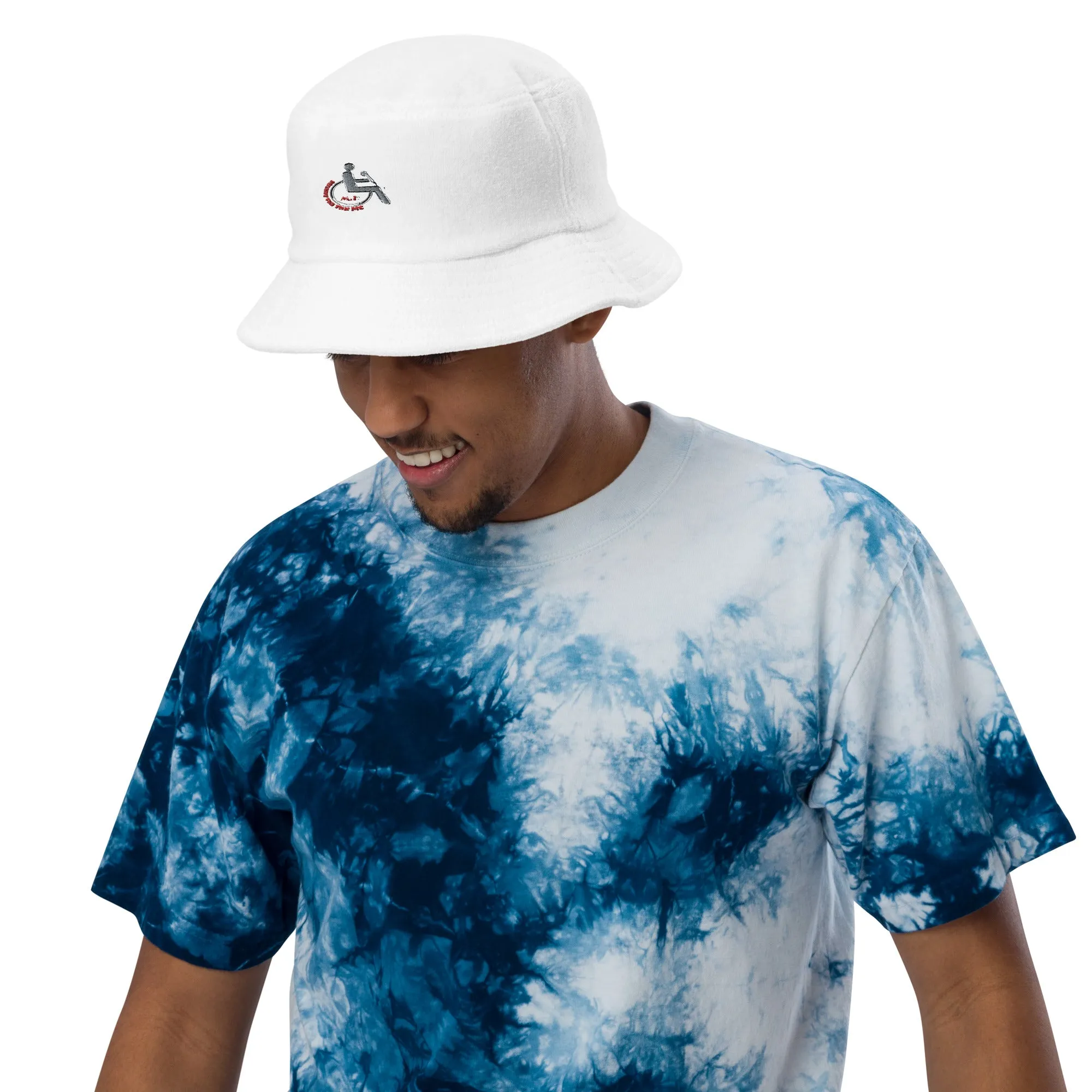 MANNY THE TRU MC Unstructured terry cloth bucket hat