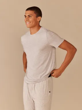 Men's Modal Crew Tee | Heather Grey