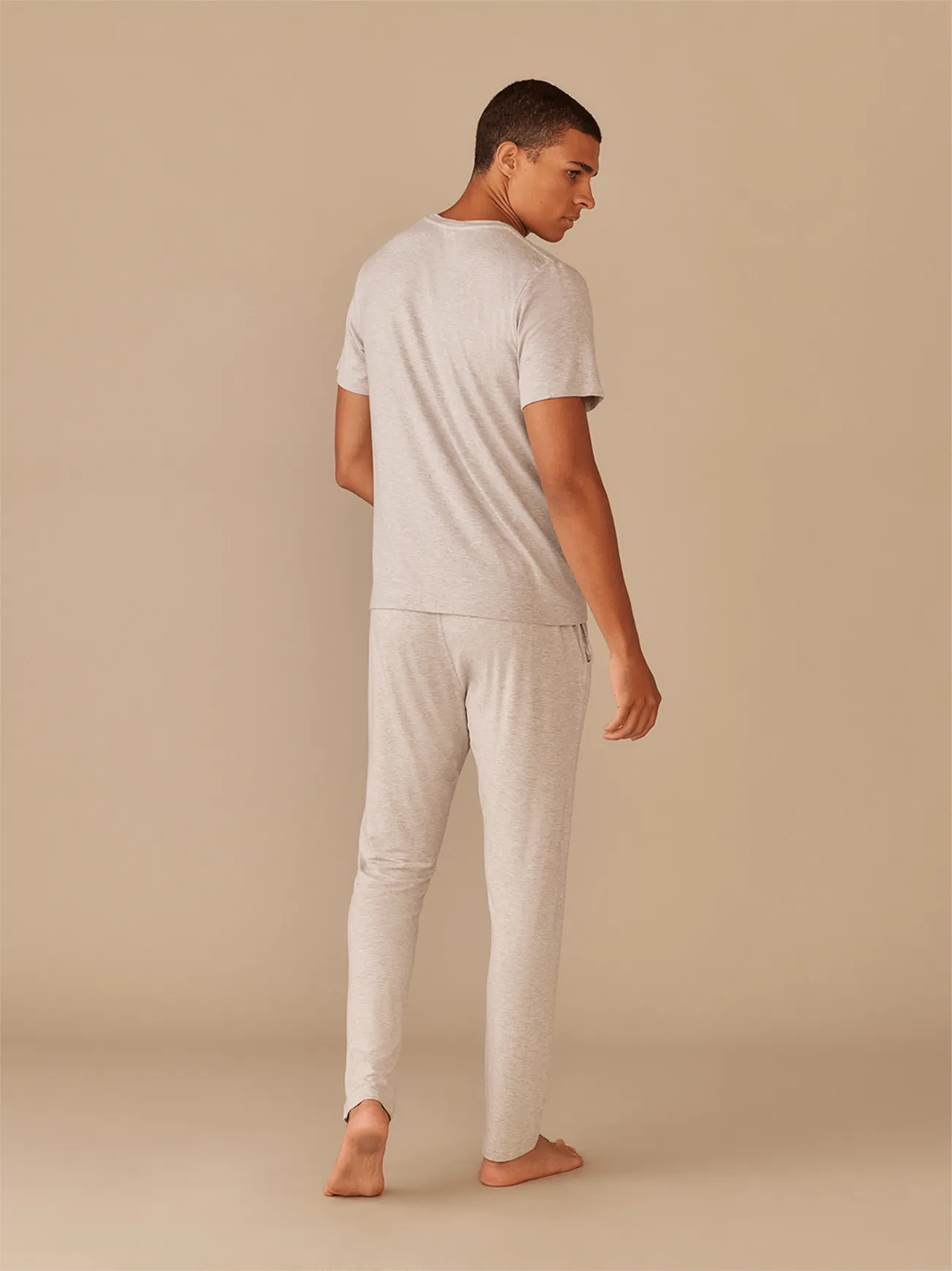 Men's Modal Crew Tee | Heather Grey
