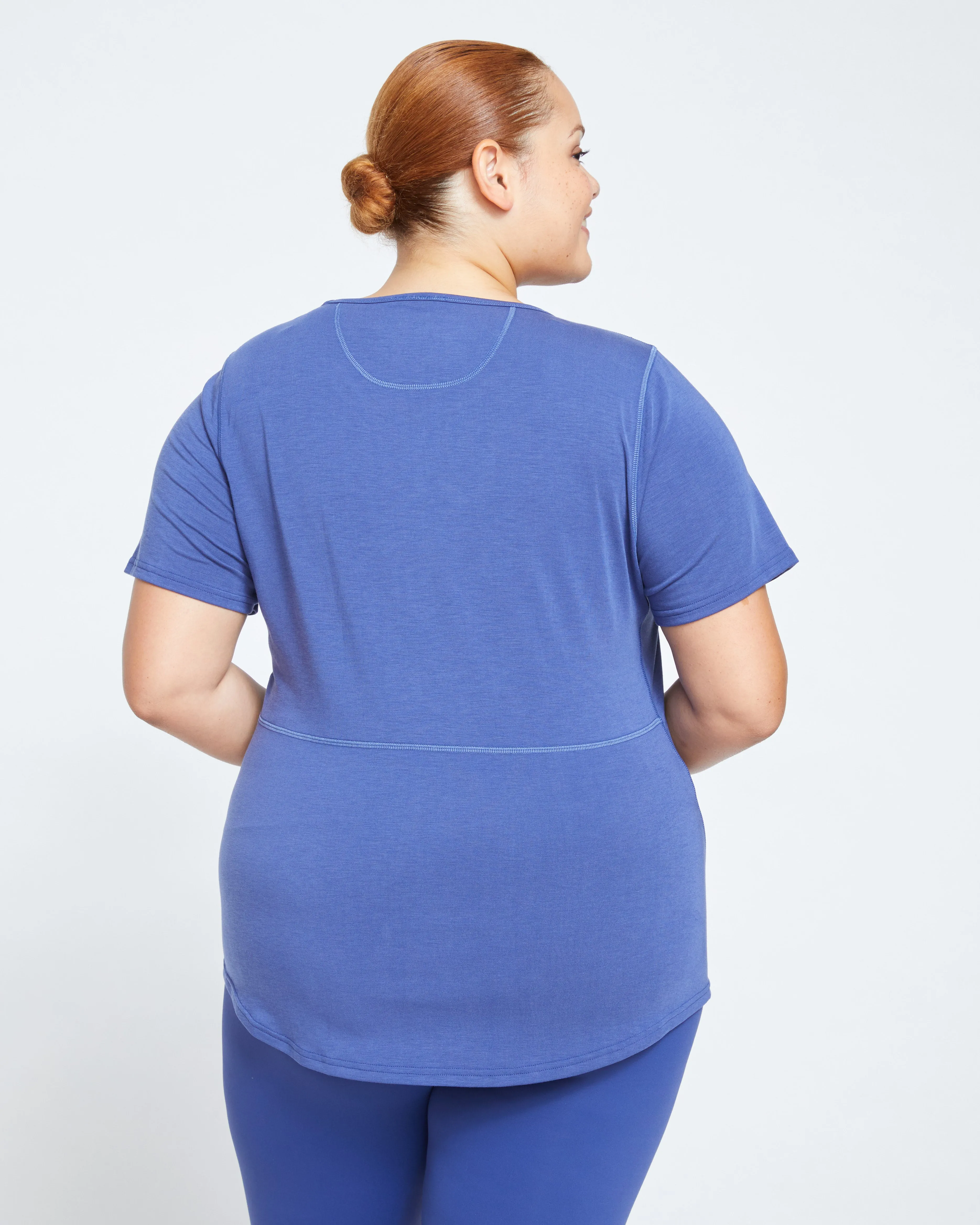 Mia Movement Tee - Rich Cobalt