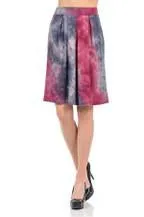 Midi Tie Dye Flare Skirt (4 Colors)