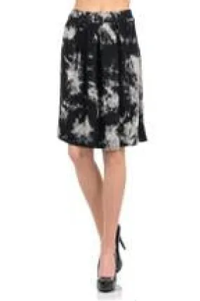 Midi Tie Dye Flare Skirt (4 Colors)