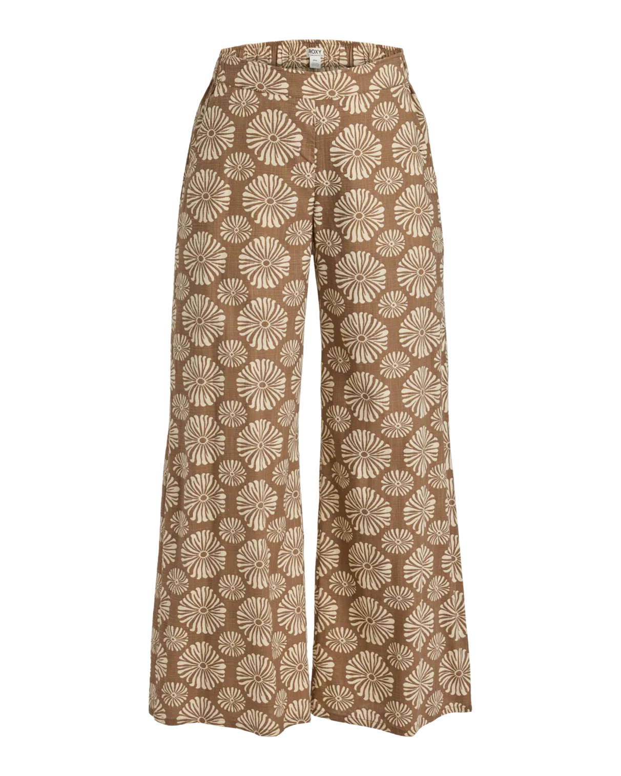 Midnight Avenue Slub Trousers in Portobella Tropical Tile