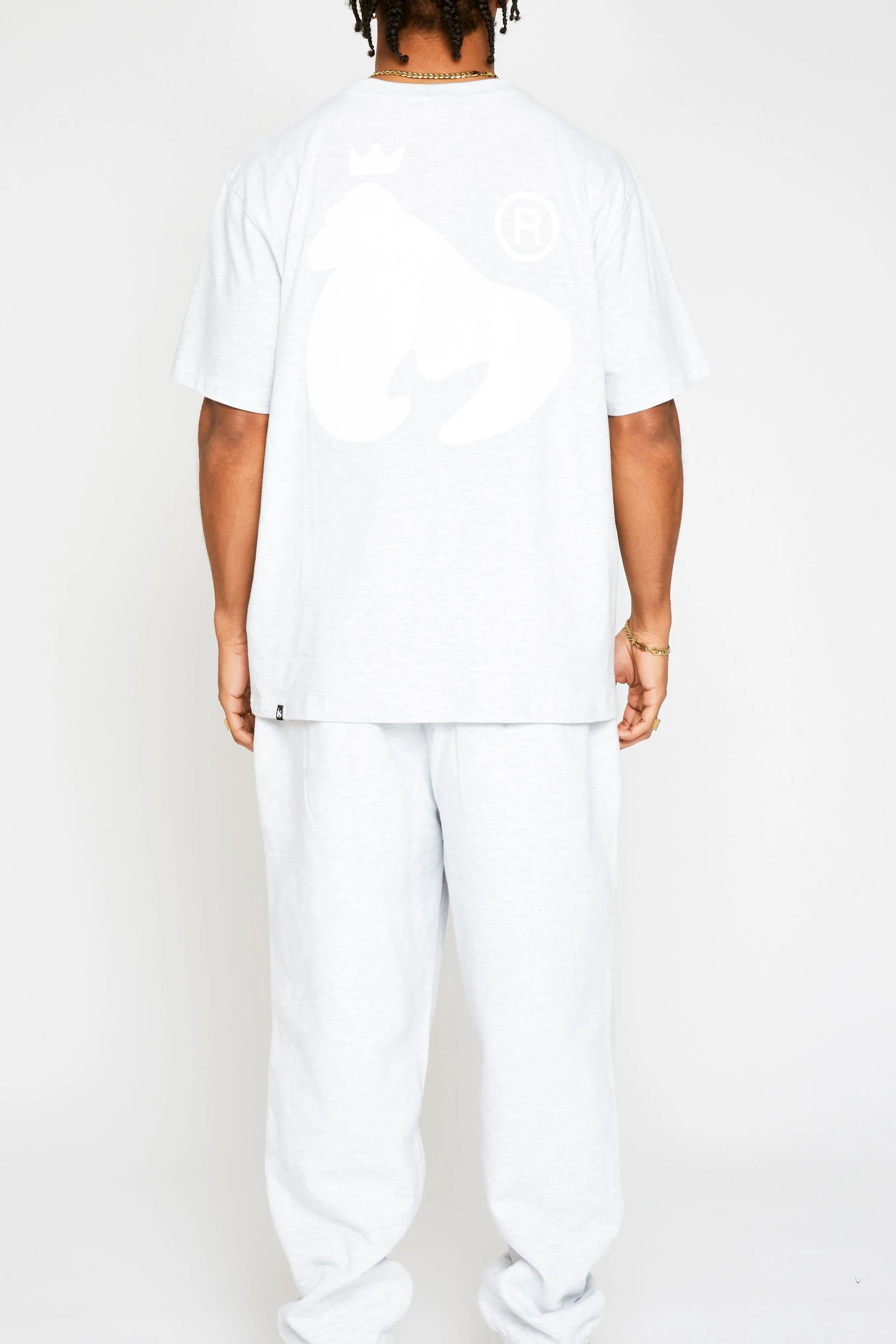 Money Sig Ape Tee Ice Grey Melange