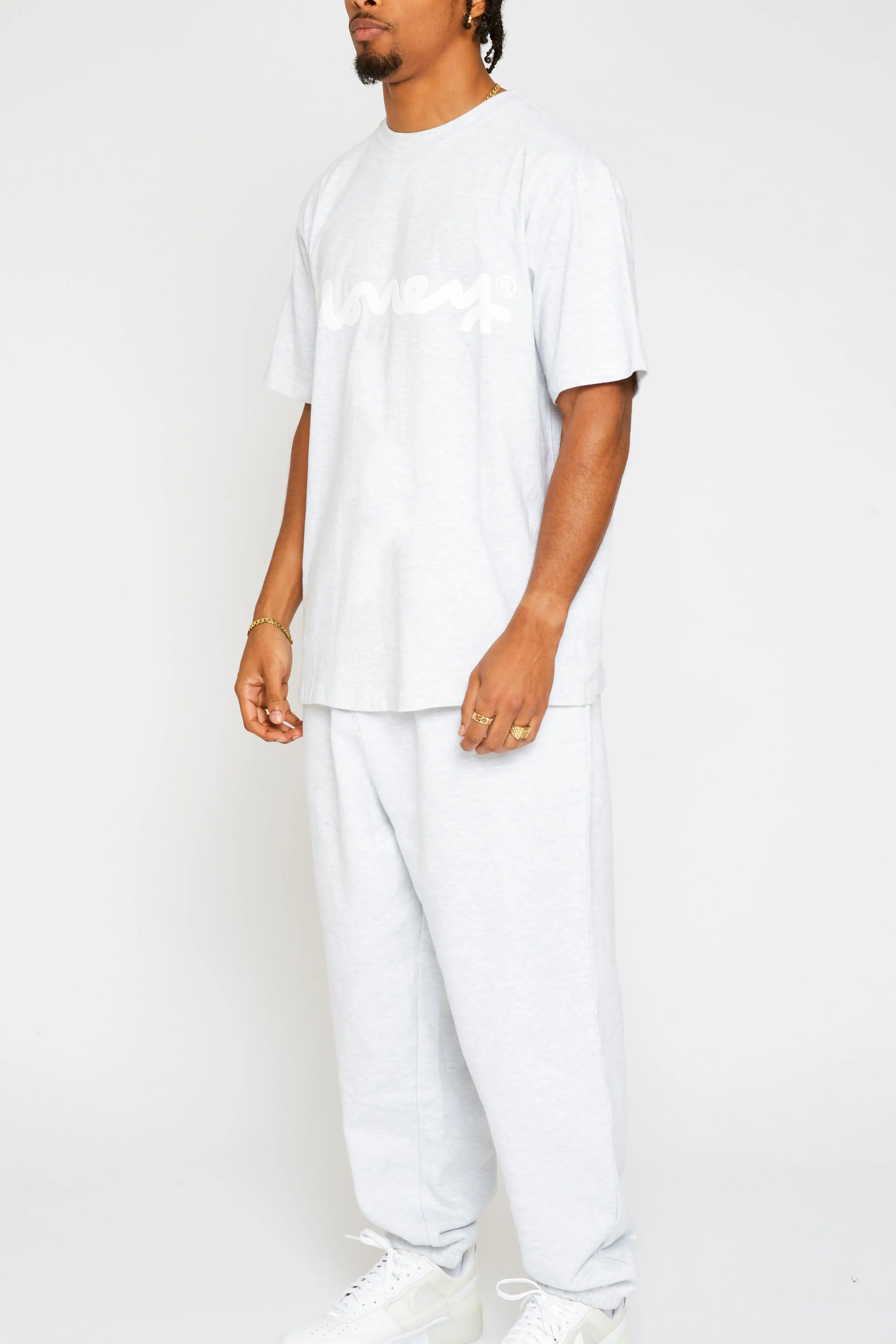 Money Sig Ape Tee Ice Grey Melange
