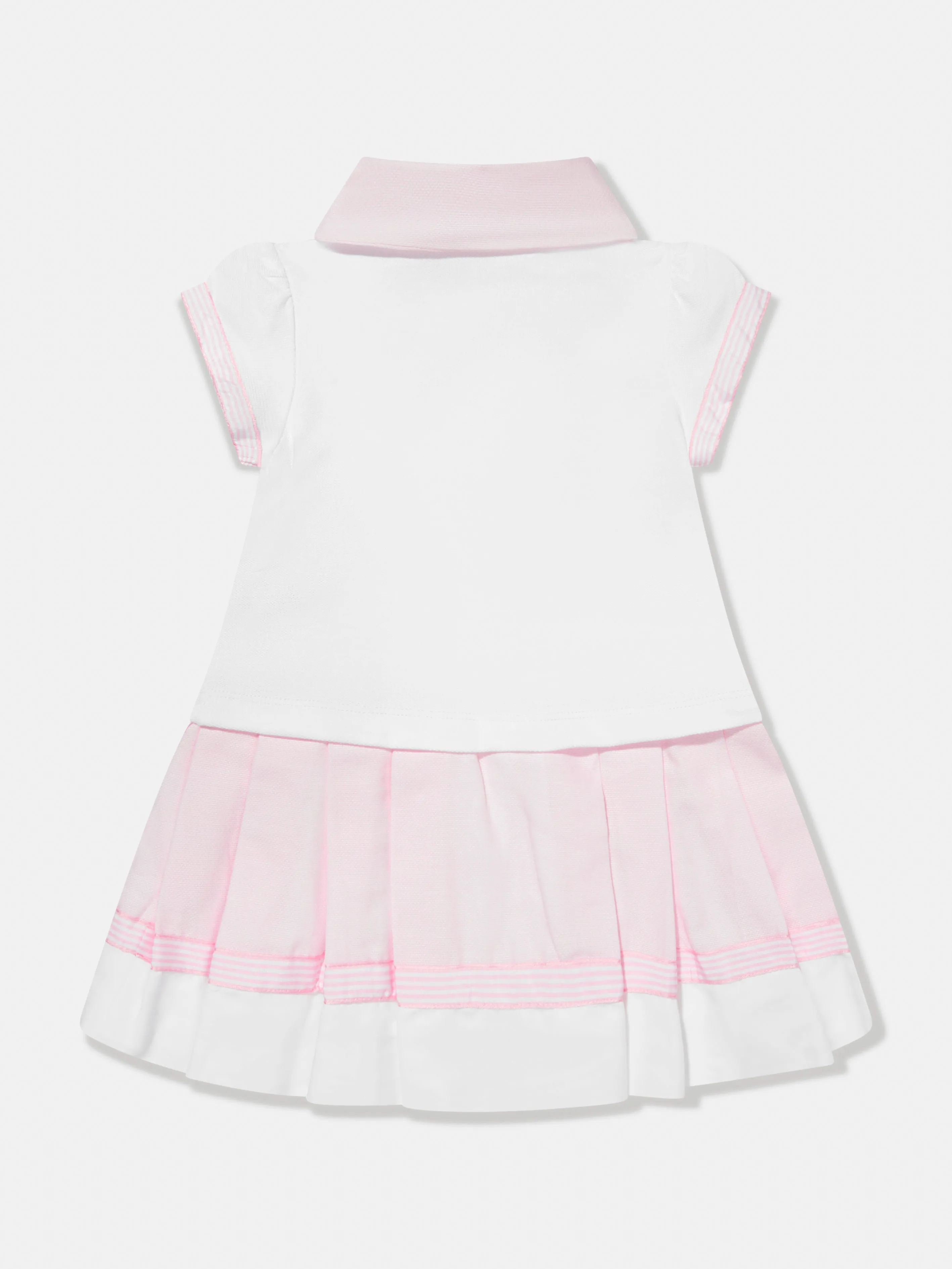 Patachou Girls Polo Dress in Pink