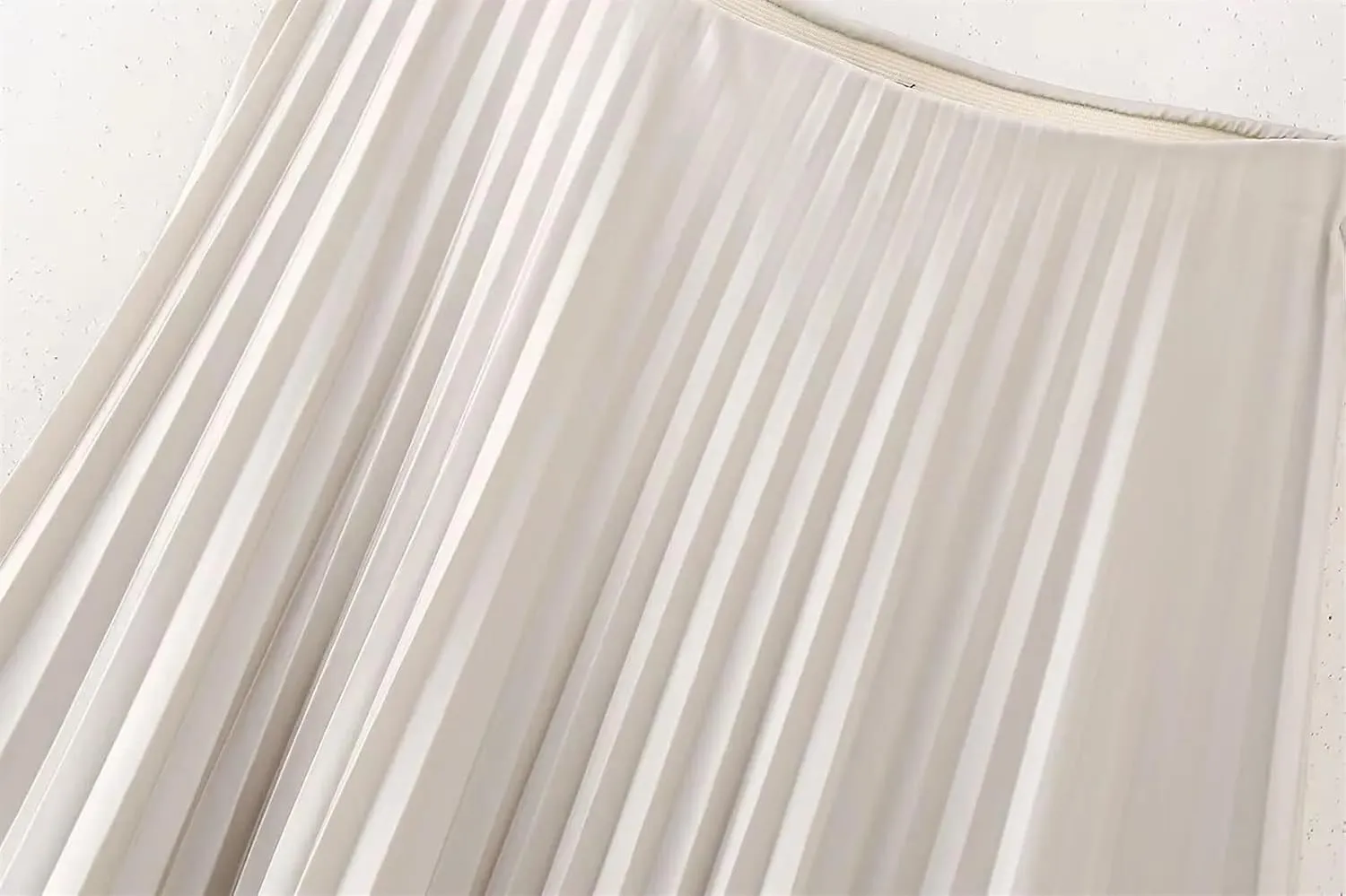Pleated Long Skirt Woman Satin High Waist Skirt Women Chic Office Midi Skirts for Women Draped Women's Skirts