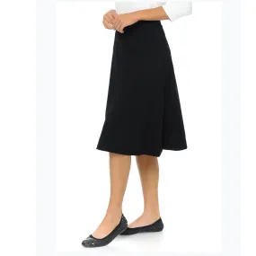 Ponti Ivee Aline Skirt: Black 25"