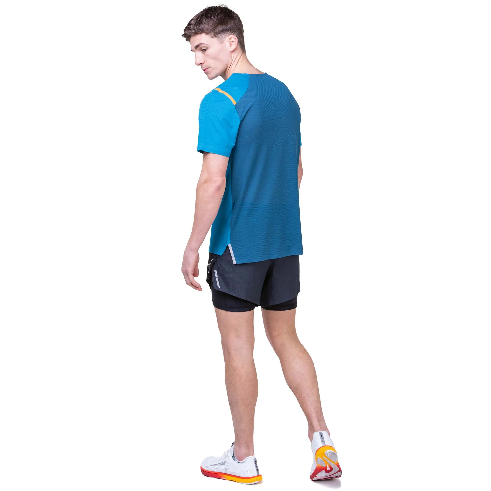 Ronhill | Men's Tech Race S/S Tee - Petrol/Legion Blue
