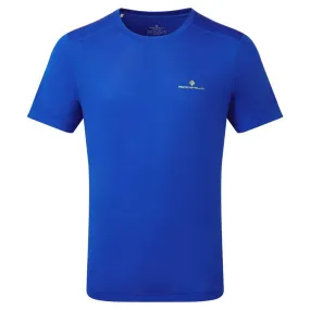 Ronhill Tech Short Sleeve Tee (Mens) - Azurite/Citrus
