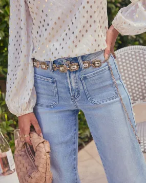 Sevana Embellished Chain Belt