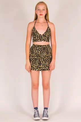 Skirt - Stretchy Leopard Print