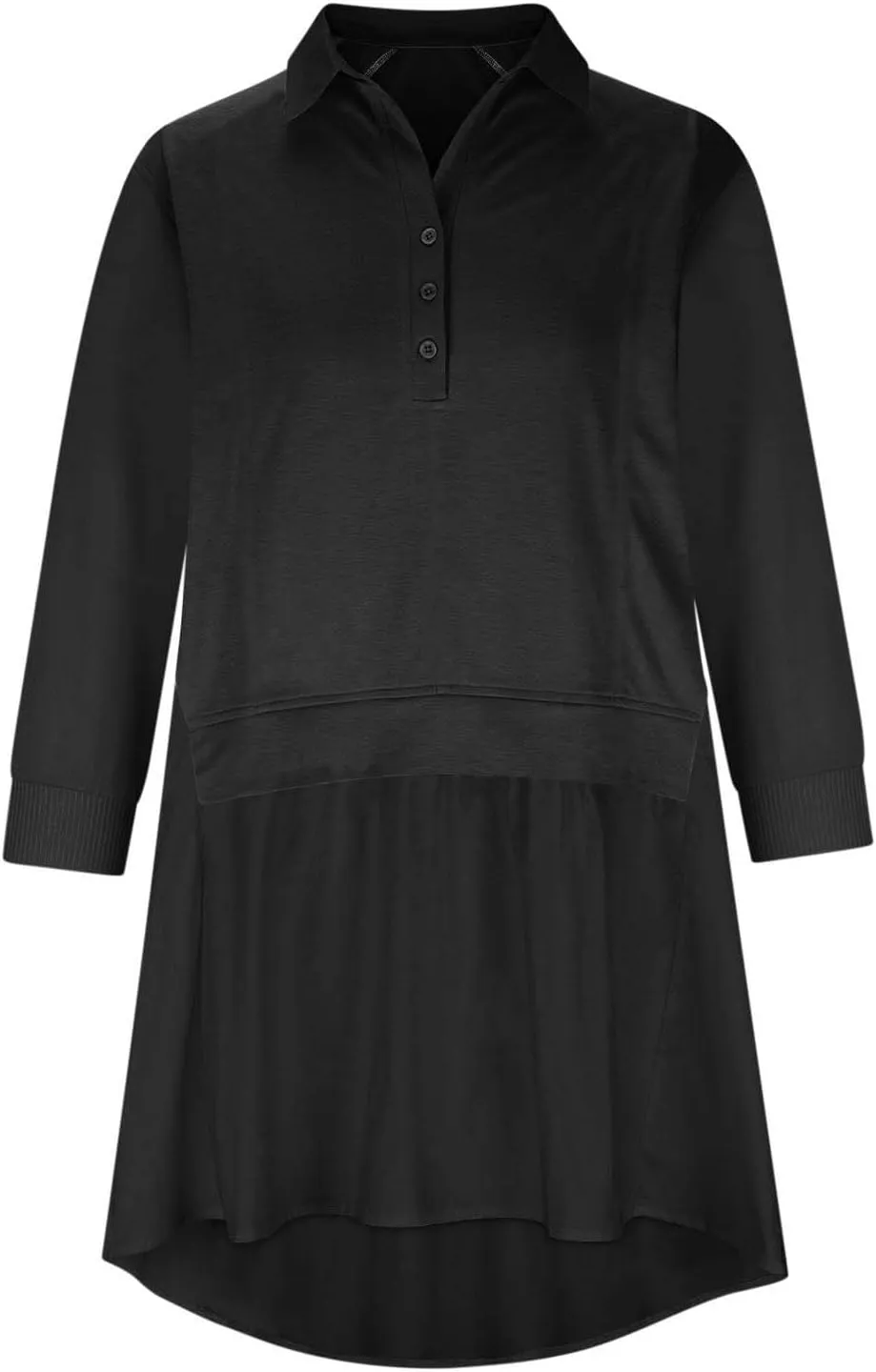 Solid Color Dresses for Women 2025 Maxi V-Neck Long Sleeve T Shirt Dress Sundresses Casual Loose Swing Midi Dresses