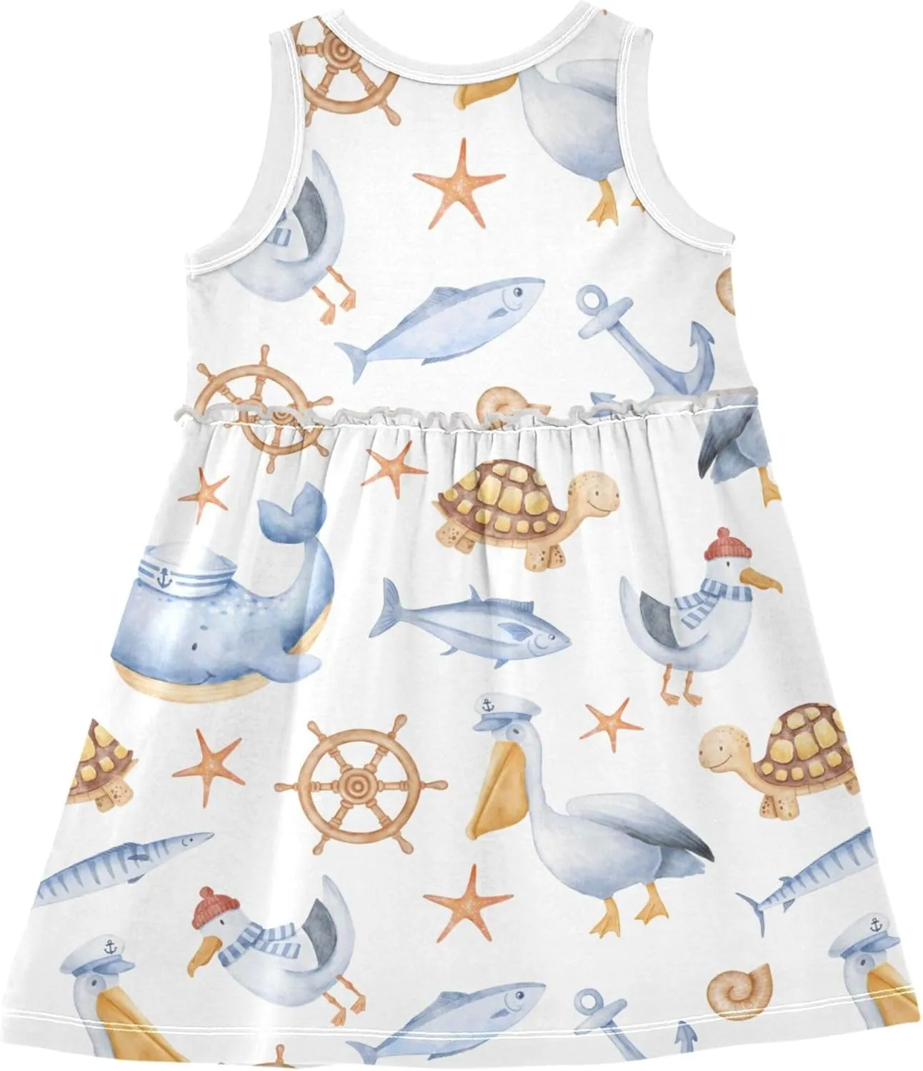 Summer Girl Dress Casual Dress Sleeveless Toddler Outfits Clothes