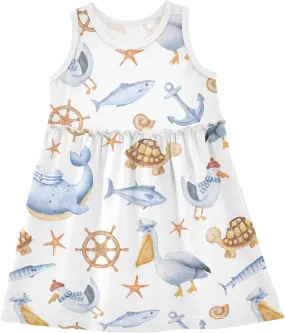 Summer Girl Dress Casual Dress Sleeveless Toddler Outfits Clothes
