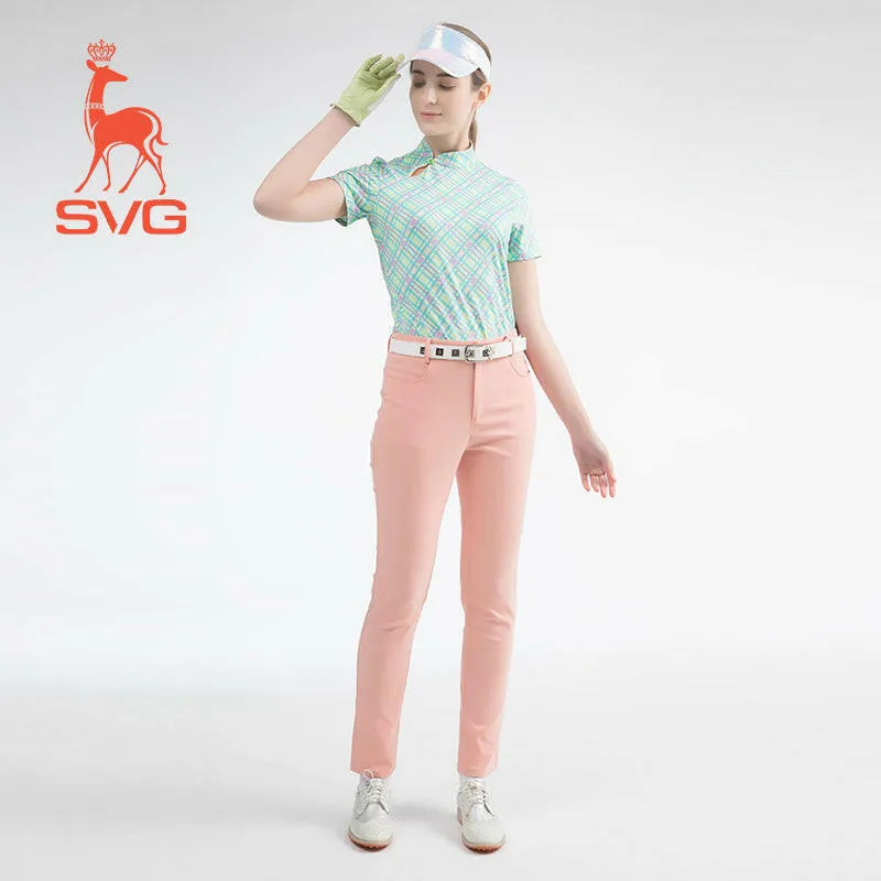 SVG Women's Short Sleeve Lightweight Breathable T-shirt