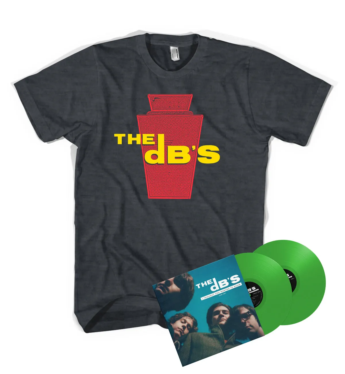 The dB’s Tee   LP Bundle - Green Vinyl