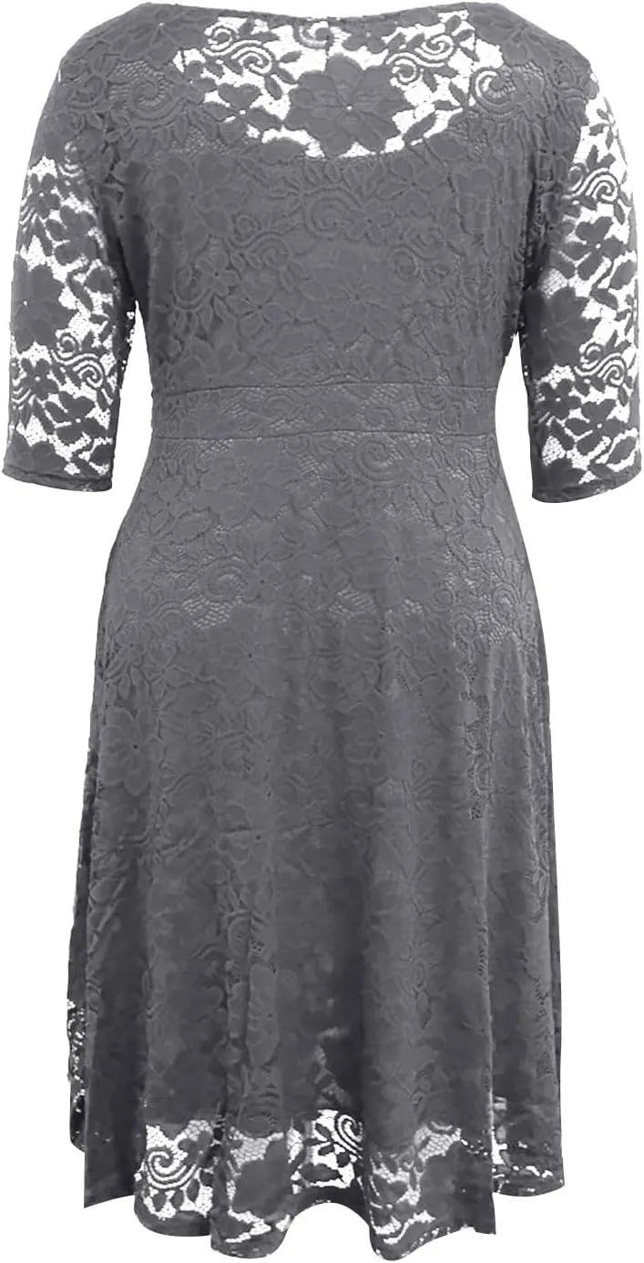 Wedding Guest Dresses for Women Lace Cocktail 2025 Trendy Mother of The Bride Dress Semi Formal Gowns Evening Party