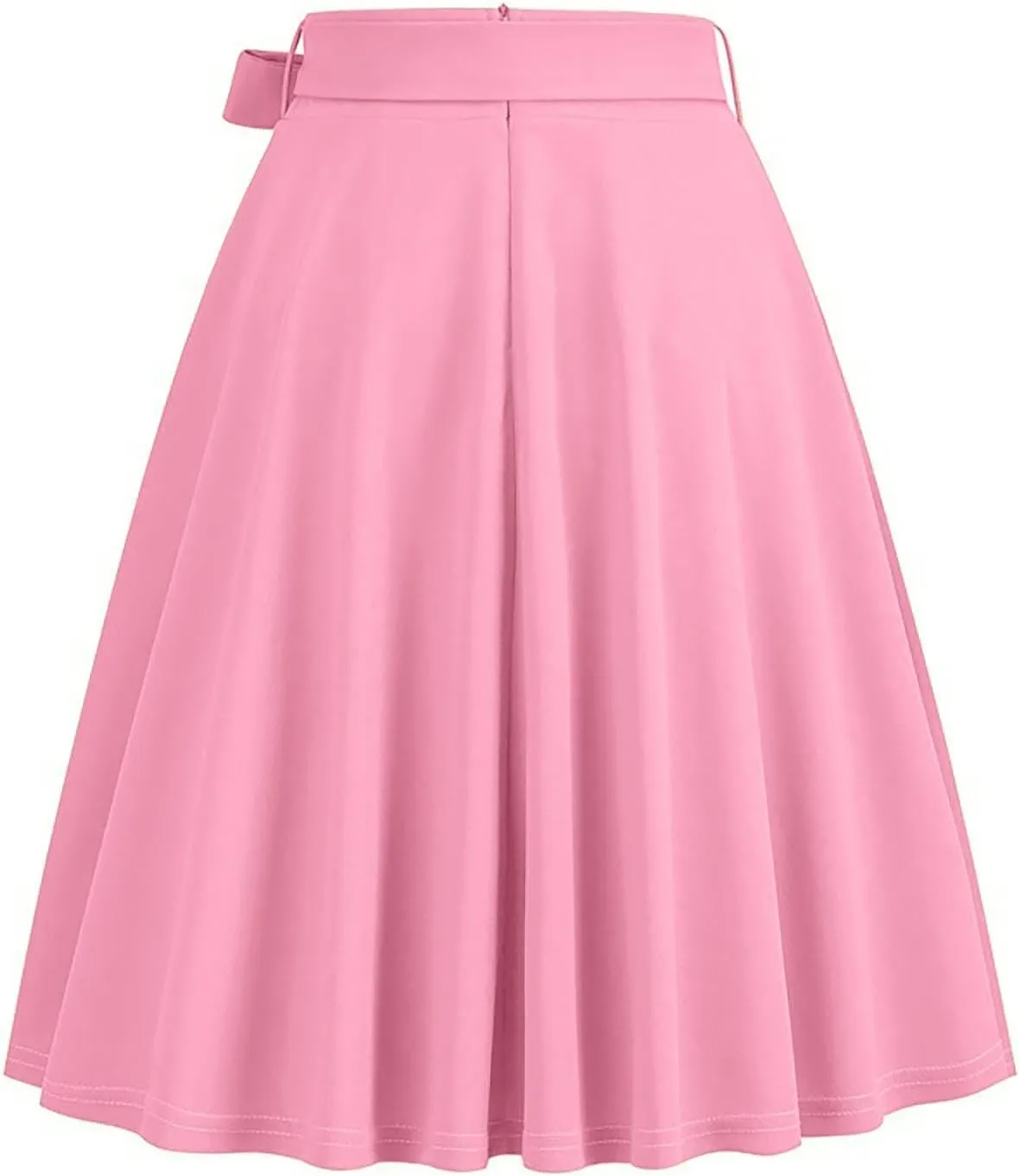 Women's Basic Versatile Stretchy Flared Pleated Casual Mini Skater Skirt Dressy Casual Cocktail Party Wedding Skirts