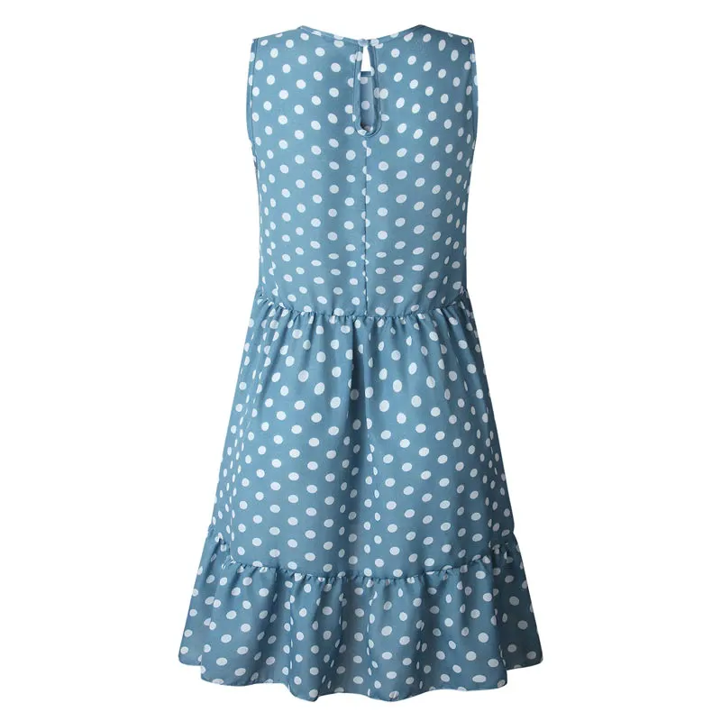 Women's Summer Casual Sleeveless Beach Mini Dress